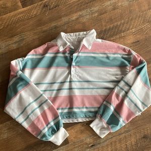 Cute long sleeve crop top